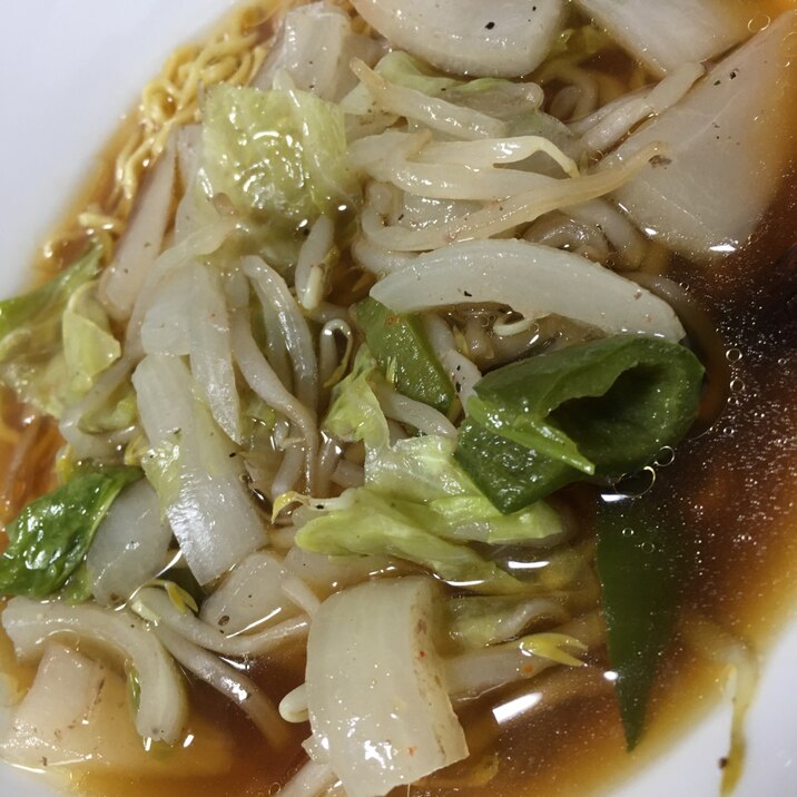 5分でできる野菜ラーメン